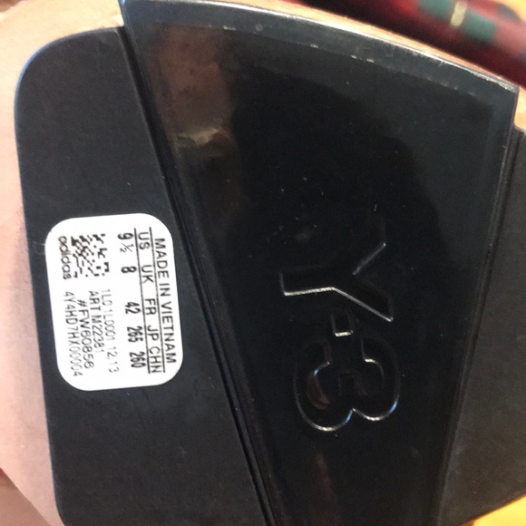 Y-3 heels by Yohji Yamamoto. Red/Beige/Peep toe - Picture 6 of 8